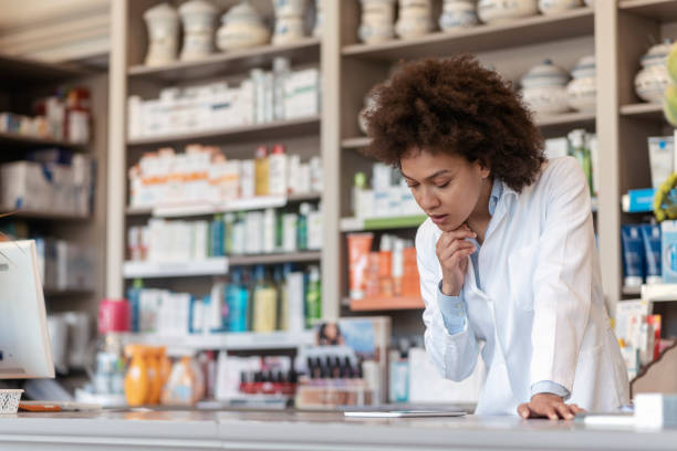 istock Pharmacist doing the inventory at a drugstore 1148606739
