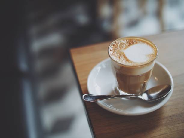 istock Coffee latte art in coffee shop cafe 1148607966
