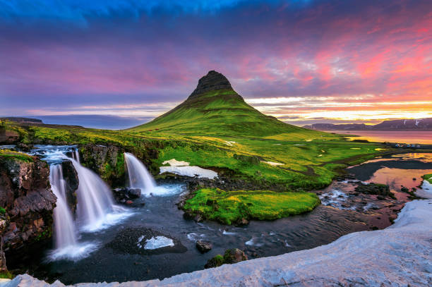 istock Kirkjufell at sunrise in Iceland. 1148609221