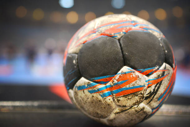 istock Handball - Team Handball ball with copy space 1148609492