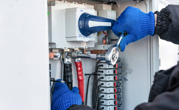 istock The process of connecting high voltage wires 1148609964