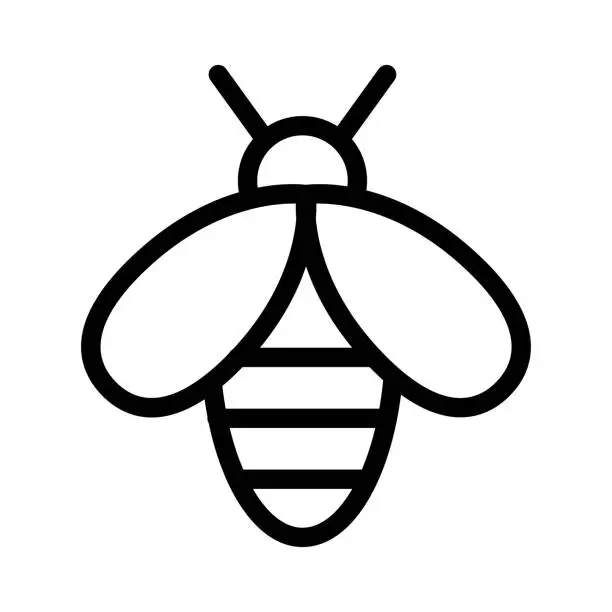 Vector illustration of bee