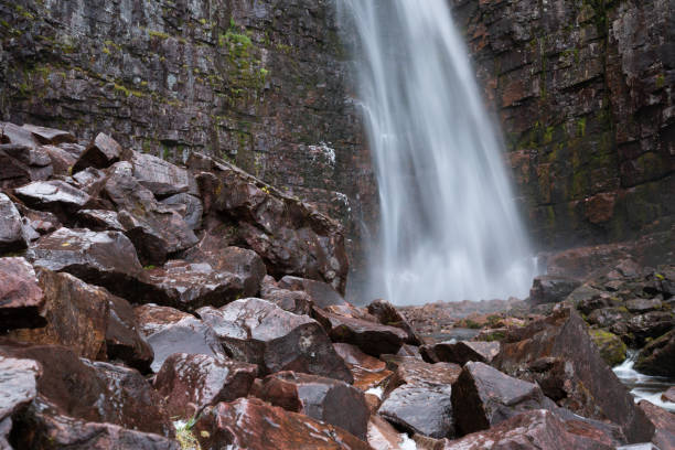 istock Waterfall in a nature reserve in sweden 1148612742