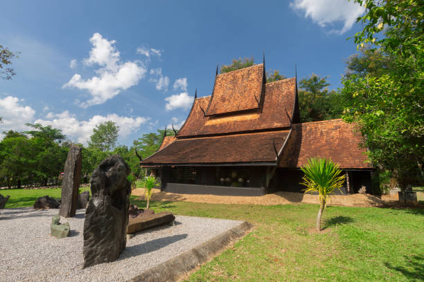 istock Old wooden building (Lanna style) at Chiangrai Thailand. 1148615414