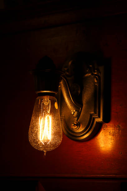 istock A glowing antique light fixture 1148621108