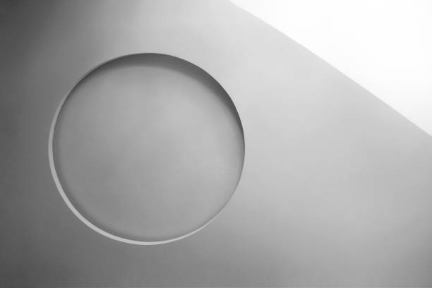 istock Minimalist design monochrome abstract geometrical composition 1148621168