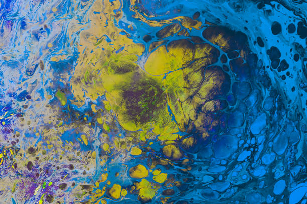 istock Abstract grunge art background texture with colorful paint splashes 1148622634