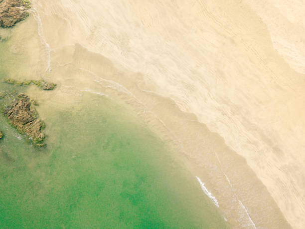 istock Aerial view of a beach 1148625573