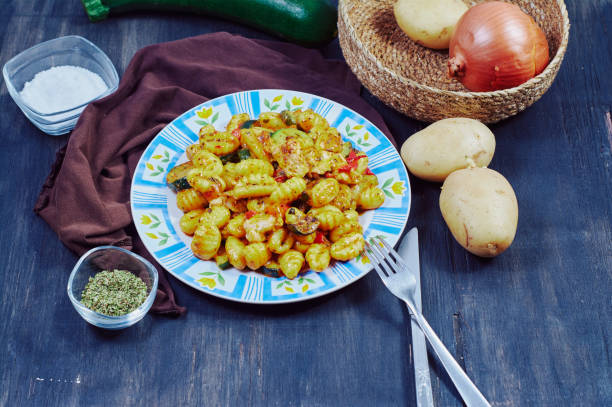 istock gnocchi with chicken and vegetables 1148626766