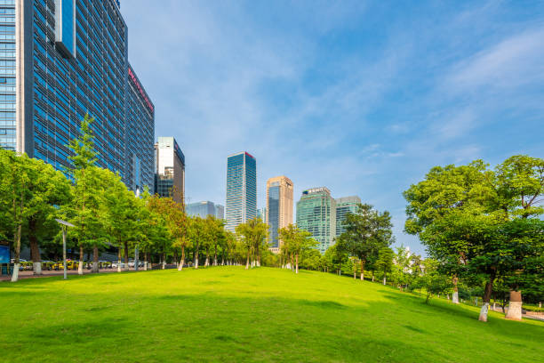 istock city park landscape in China 1148626808
