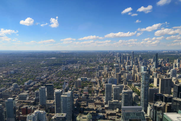 istock skyline of Toronto, aerial view 1148626953