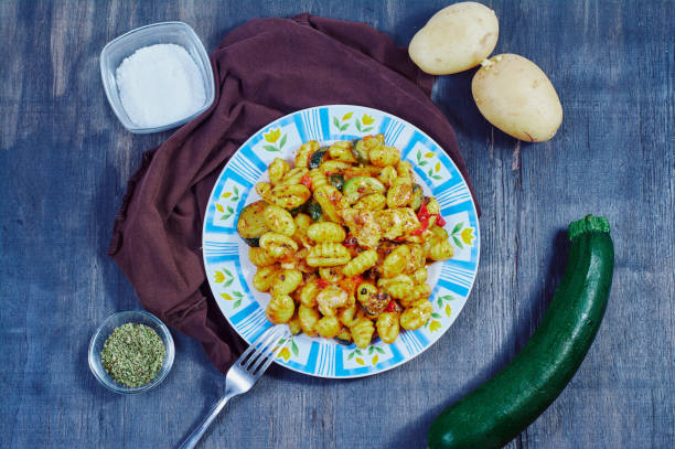 istock gnocchi with chicken and vegetables 1148629319