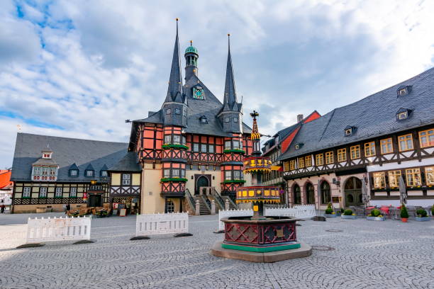 istock Wernigerode Town Hall on Market square, Germany 1148632726
