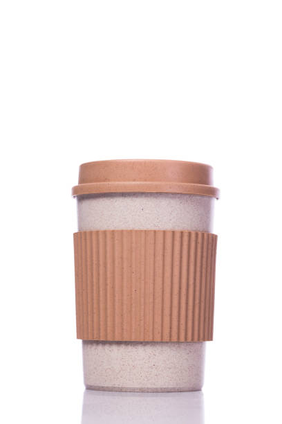istock Isolated shot of blank disposable paper cup on white background 1148633946