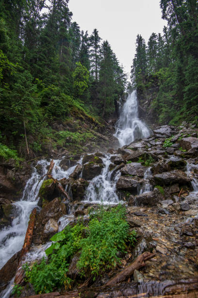 istock large rohache waterfall in spring. slovakia 1148637593