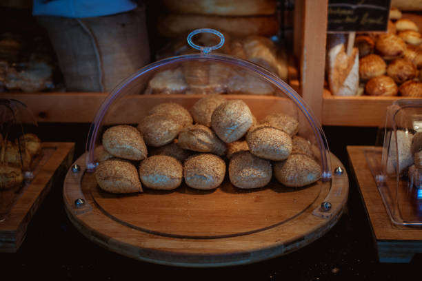 istock Fresh bread made from rye and wheat flour. 1148638003