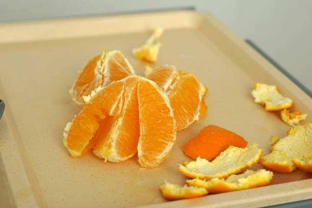 istock Fruit served on the tray and photographed on white plate 1148642752