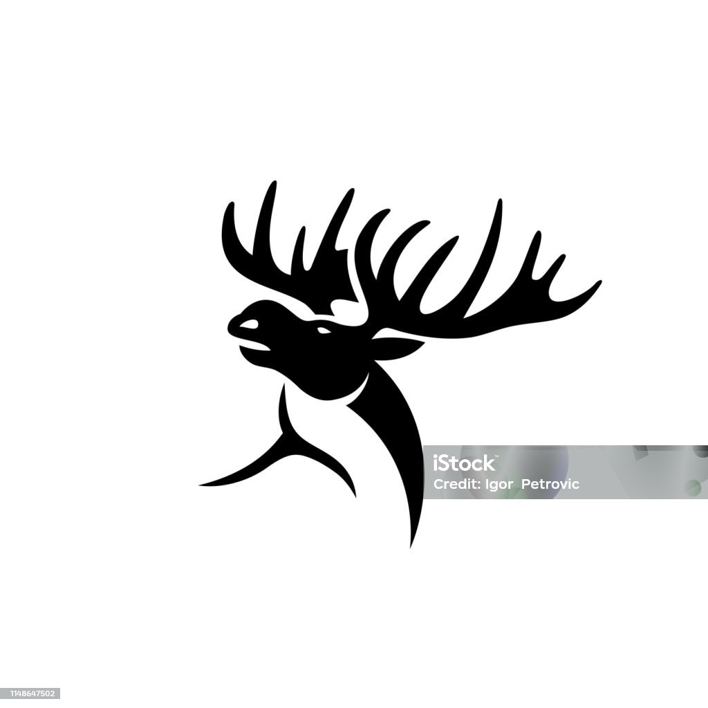 Moose - vector illustration Moose Moose stock vector