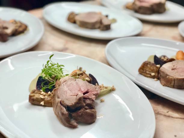istock the same dishes in the kitchen, pork with vegetables 1148647570
