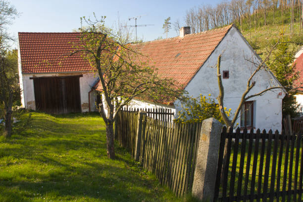 istock Spring rural landscape in village 1148661214