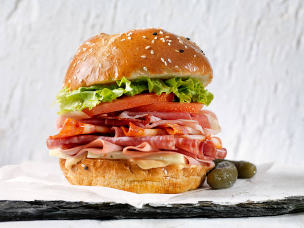 istock Italian Deli Sandwich on a Brioche Bun 1148662471