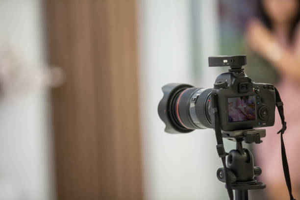 istock camera show viewfinder image catch motion in interview or broadcast wedding ceremony, catch feeling, stopped motion in best memorial day concept. 1148662548