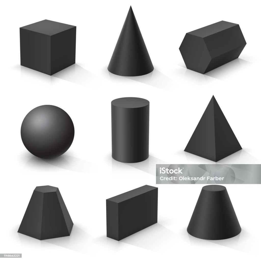 Basic Geometry 3d Basic 3d Geometric Shapes High-Res Vector Graphic Getty, 40% OFF