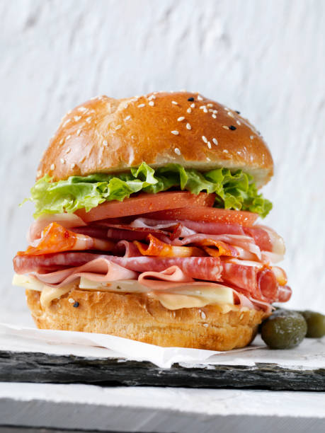 istock Italian Deli Sandwich on a Brioche Bun 1148666729