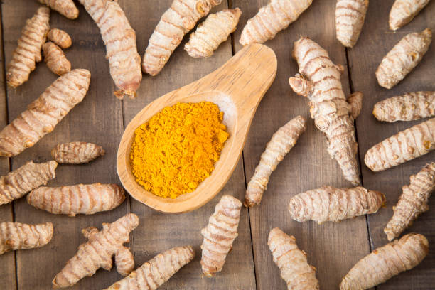 istock Turmeric spice used in alternative medicine - Curcuma longa 1148673999