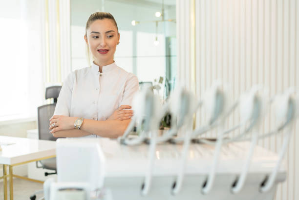 istock Female Dentist At Her Office 1148678109