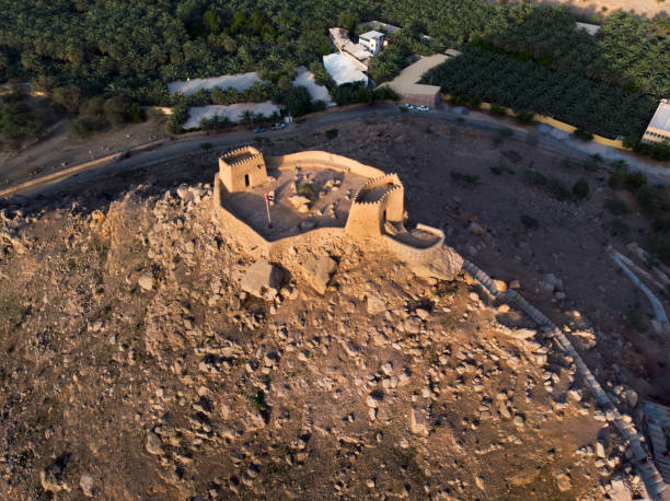 istock Dhayah Fort in Ras Khaimah emirate in UAE aerial 1148678536