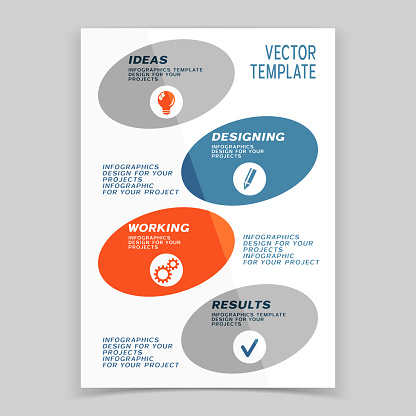 Brochure cover or web banner design. Vector illustration