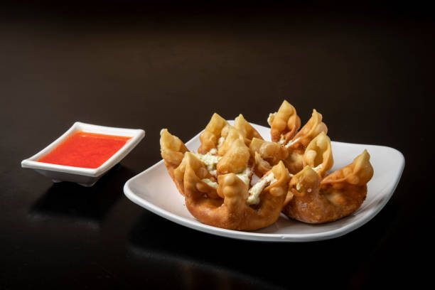 istock Crab Rangoon Thai carry out food 1148680504
