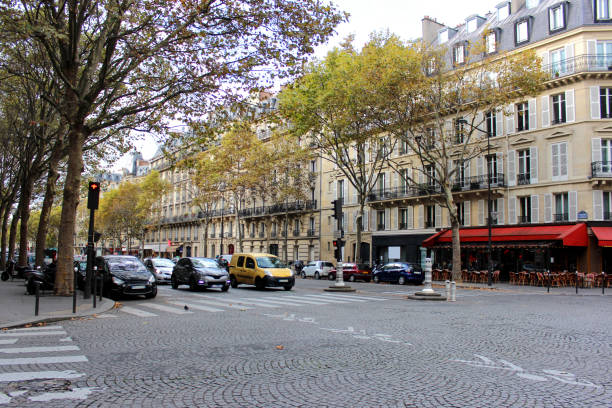 istock Parisian street.The road is paved. 1148682372