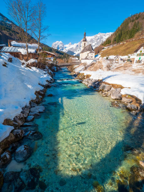 istock Famous chapel in Ramsau, Berchtesgaden, Germany in winter 1148685257