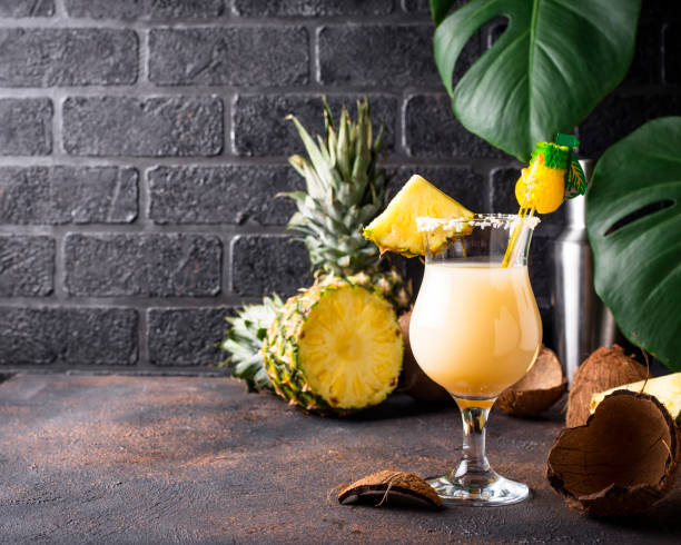 istock Pina colada. Traditional Caribbean cocktail 1148690447