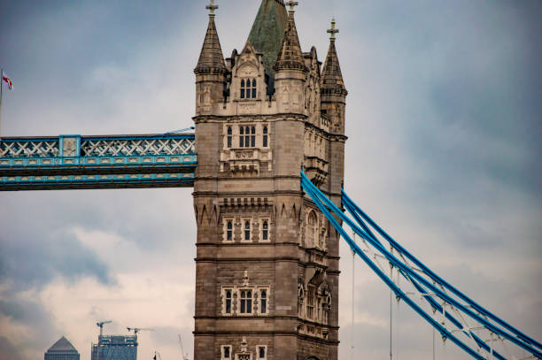 istock The tower bridge on river thames in london and its one end 1148692977
