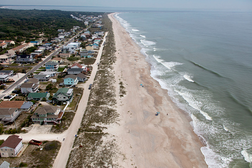 Aerial view of Fernandina Beach Florida