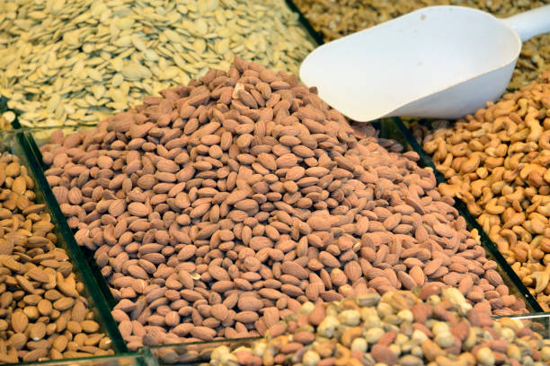 Various nuts on the Istanbul bazaar