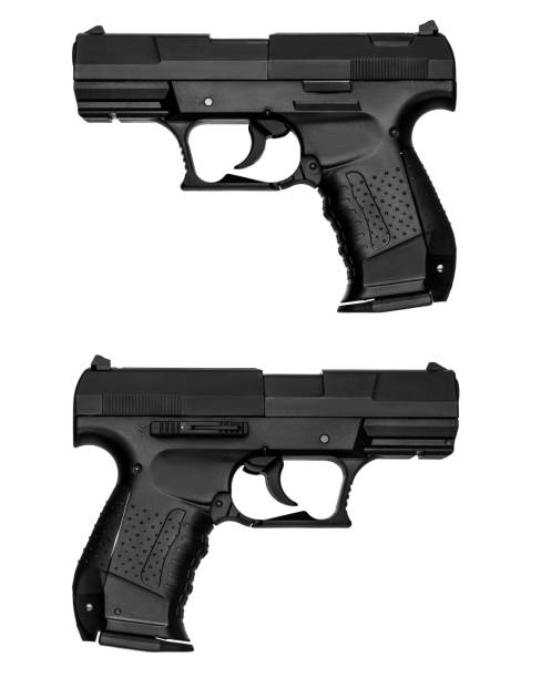 istock Pistol isolated on white background 1148696631