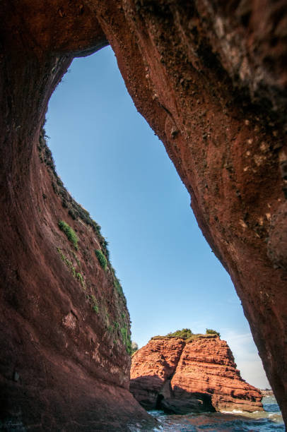 istock Langstone Rock, at Red Rock Beach, Dawlish, England 1148696779