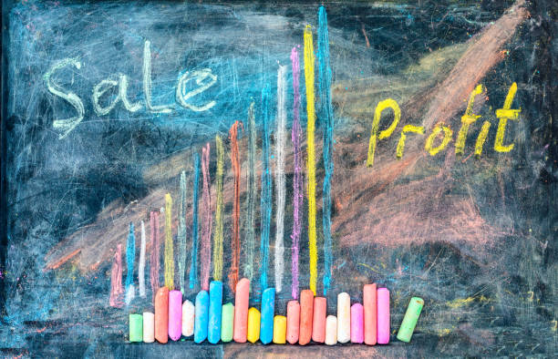 istock The diagram is painted with colored chalk on a blackboard 1148699693