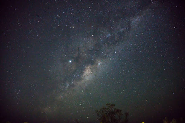 istock Beautiful milky way over the bush land 1148702581