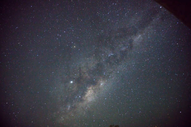istock Beautiful milky way over the bush land 1148702702