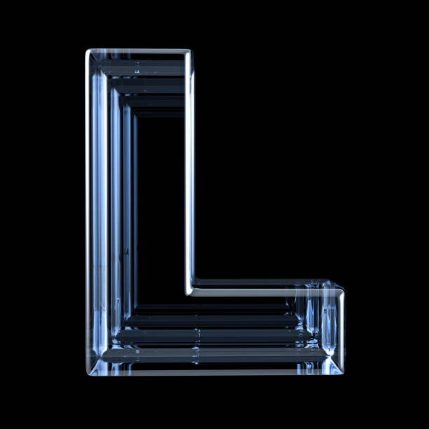 istock Transparent x-ray letter L. 3D 1148705720