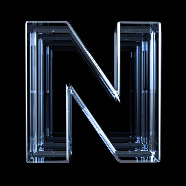 istock Transparent x-ray letter N. 3D 1148705738