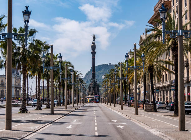istock Christopher Columbus statue in Barcelona, Spain 1148710722