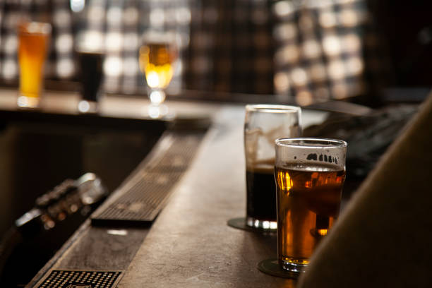 Having a Beer at the Bar