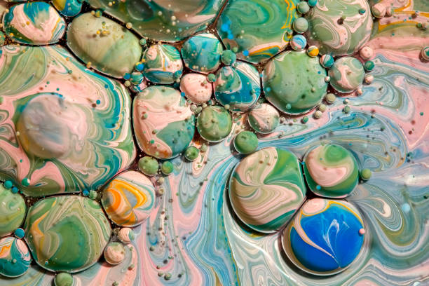 istock Macro photography of colorful bubbles 1148712502