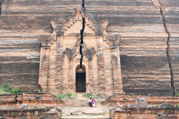 The Mingun Pahtodawgyi is an incomplete monument stupa in Mingun, northwest of Mandalay, Myanmar.